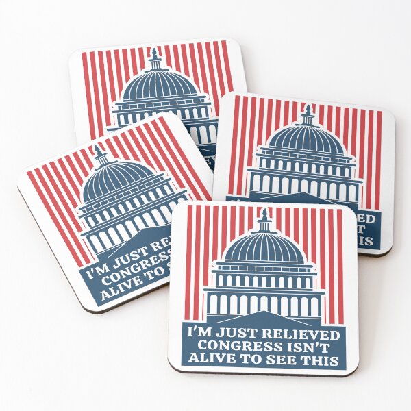 Item preview, Relieved Congress Not Alive See This Funny T-shirts Hoodies Pins Stickers Magnets Mugs Hats Posters Do Your Job Anti Trump GOP Congress Humorous Tees Gifts Resistance Protest designed and sold by allfreelance.