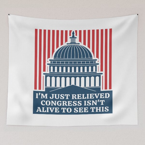 Item preview, Relieved Congress Not Alive See This Funny T-shirts Hoodies Pins Stickers Magnets Mugs Hats Posters Do Your Job Anti Trump GOP Congress Humorous Tees Gifts Resistance Protest designed and sold by allfreelance.
