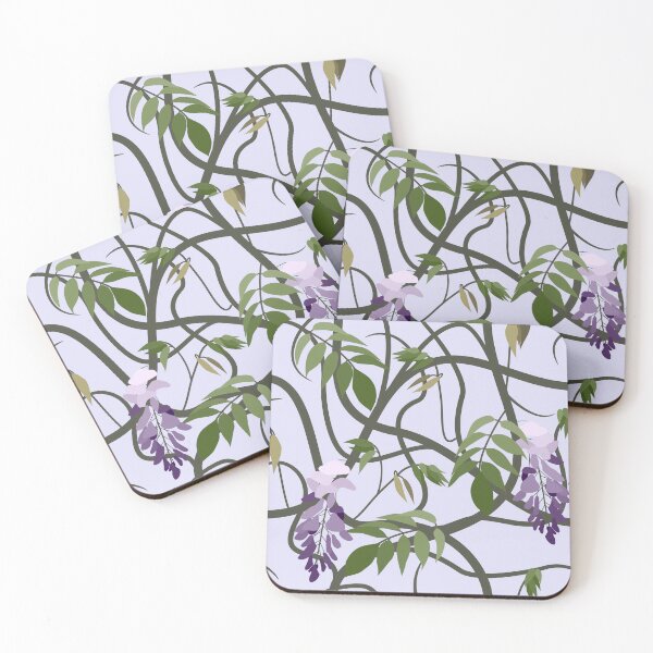 Item preview, Clusters of lilac flowers of a climbing plant designed and sold by ReflectedCrafts.