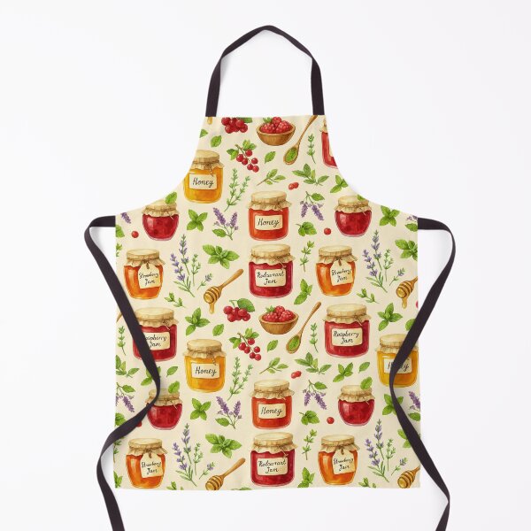 Item preview, Watercolor Jam and Honey Pattern designed and sold by Olea Patterns.