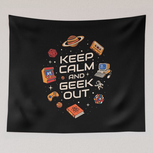 Item preview, Keep Calm And Geek Out designed and sold by sachpica.