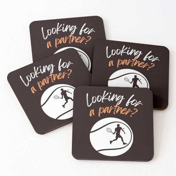 Item preview, Looking for a Partner? – Funny Tennis Design (Male Version) designed and sold by Yoanna-R.