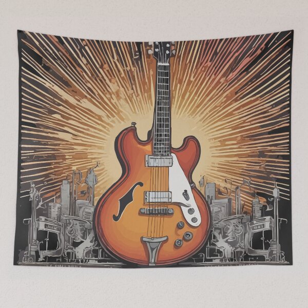 Item preview, Funny D’Angelico Guitar Spotlight T-Shirt – Musician Humor Tee designed and sold by Uglyandcute.