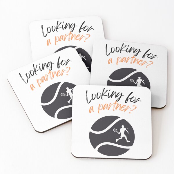 Item preview, Looking for a Partner? – Funny Tennis Design (Male Version) designed and sold by Yoanna-R.