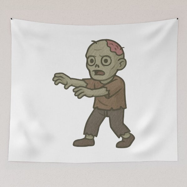 Item preview, Cartoon Zombie Character – Funny Undead Halloween Design designed and sold by Vendeloc.
