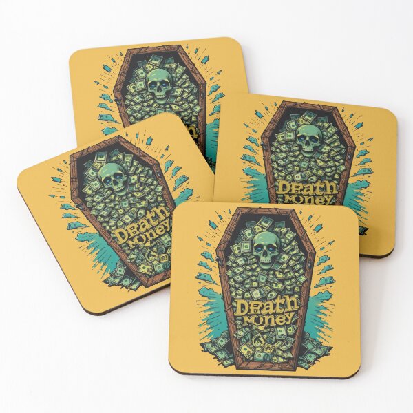 Item preview, Death Money – Skull in Coffin Filled with Cash designed and sold by Dospart.