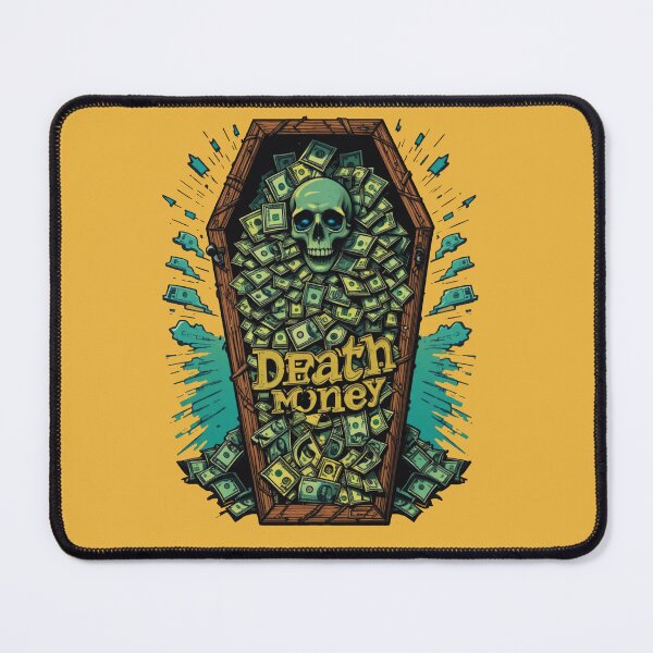 Item preview, Death Money – Skull in Coffin Filled with Cash designed and sold by Dospart.