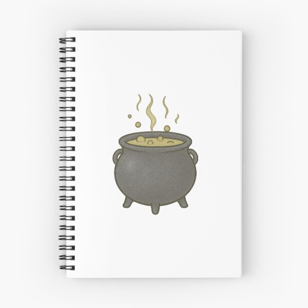 Item preview, Cute Witch Cauldron Illustration – Bubbling Potion Halloween Art designed and sold by Vendeloc.