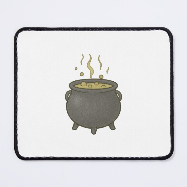 Item preview, Cute Witch Cauldron Illustration – Bubbling Potion Halloween Art designed and sold by Vendeloc.