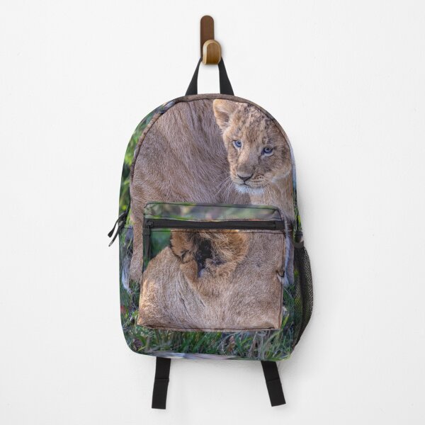 Item preview, Lion Cub and Mom Masai Mara Kenya designed and sold by PhotoArt by Joan Carroll.