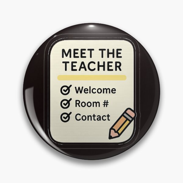 Item preview, Meet the Teacher Modern Newsletter Badge for Classroom Welcome designed and sold by scicilysimonee.