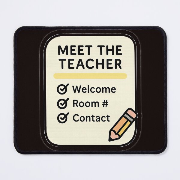 Item preview, Meet the Teacher Modern Newsletter Badge for Classroom Welcome designed and sold by scicilysimonee.