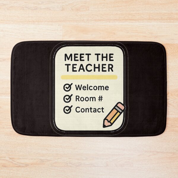 Item preview, Meet the Teacher Modern Newsletter Badge for Classroom Welcome designed and sold by scicilysimonee.
