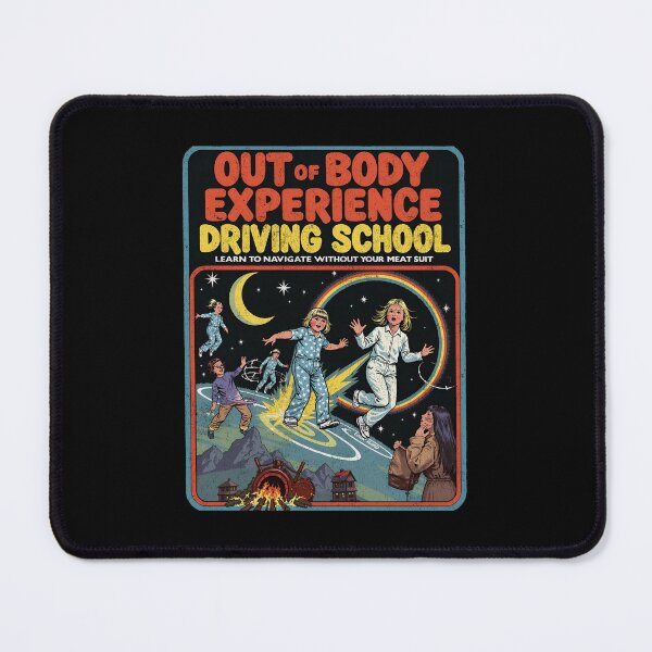 Item preview, Out of Body Experience Driving School Psychedelic Cover designed and sold by Vintagenaut Co..