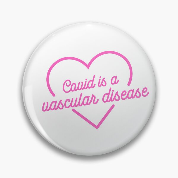 Item preview, Covid is a Vascular Disease Heart designed and sold by afriend4thelh.