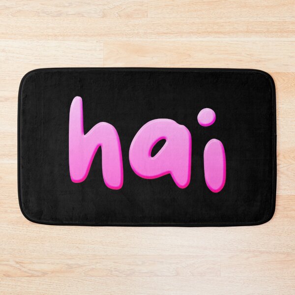 Item preview, hai, pink designed and sold by Memes N Lore .