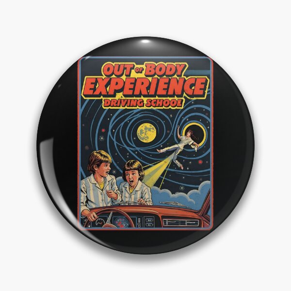 Item preview,  Out of Body Experience Driving School Retro Sci-Fi designed and sold by Vintagenaut Co..
