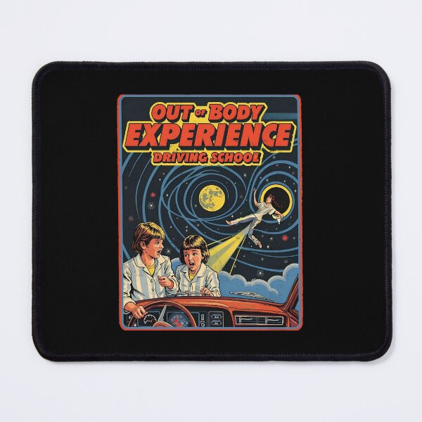 Item preview,  Out of Body Experience Driving School Retro Sci-Fi designed and sold by Vintagenaut Co..