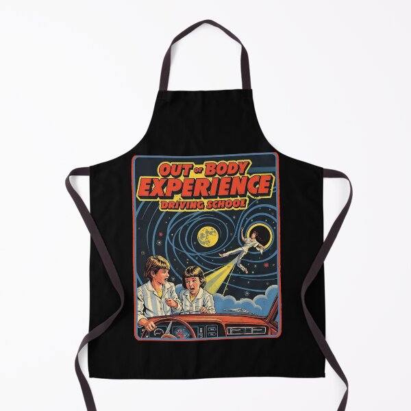 Item preview, Out of Body Experience Driving School Retro Sci-Fi designed and sold by Vintagenaut Co..