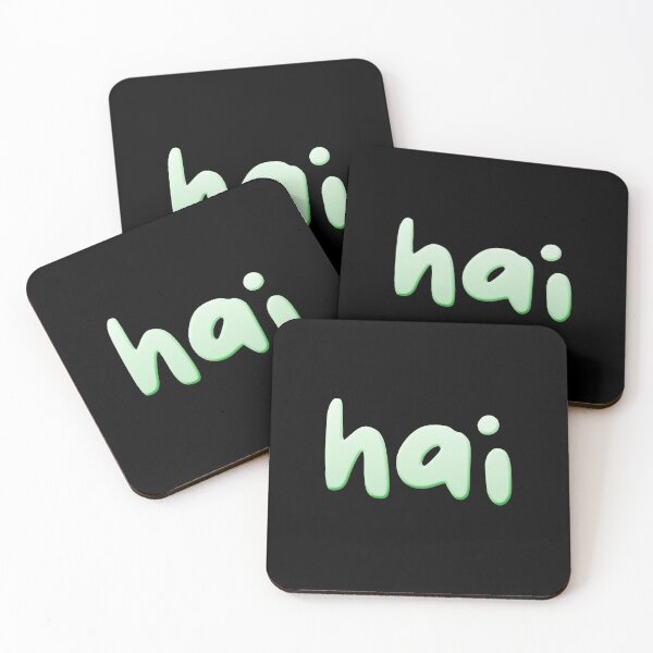Item preview, hai, pastel green designed and sold by Memes N Lore .