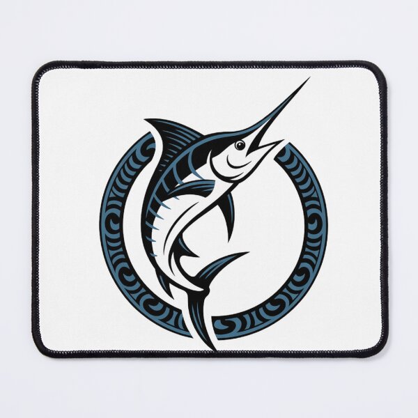 Item preview, Marlin Ocean Strike – Blue Marlin Jumping on the High Seas designed and sold by FusiTink.