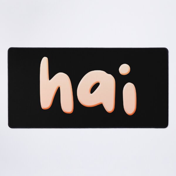 Item preview, hai, pastel peach designed and sold by Memes N Lore .