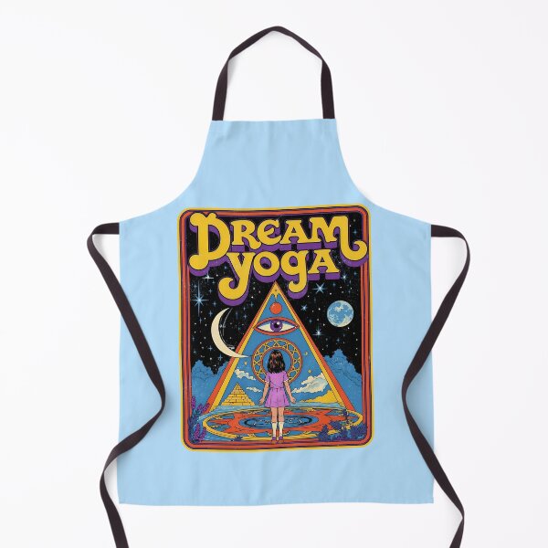 Item preview, Dream Yoga Psychedelic 70s Spiritual Retro Art designed and sold by Vintagenaut Co..