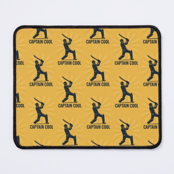 Item preview, Captain Cool – MS Dhoni Cricket Art | Chennai Super Kings Yellow designed and sold by Redloo.