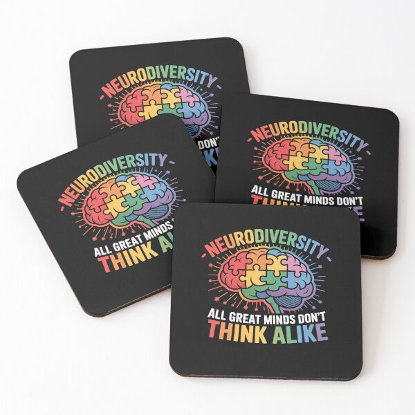 Item preview, Neurodiversity All Great Minds Dont Think Alike designed and sold by Mateusz Majcherek.