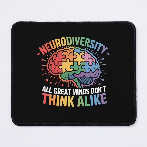 Item preview, Neurodiversity All Great Minds Dont Think Alike designed and sold by Mateusz Majcherek.