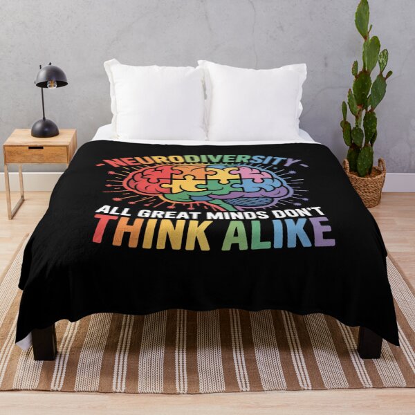 Item preview, Neurodiversity All Great Minds Dont Think Alike designed and sold by Mateusz Majcherek.