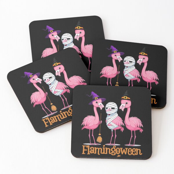 Item preview, Flamingoween Funny Halloween Flamingo Witch Costume Halloween Flamingo Witchy Outfit designed and sold by Sasikharn.