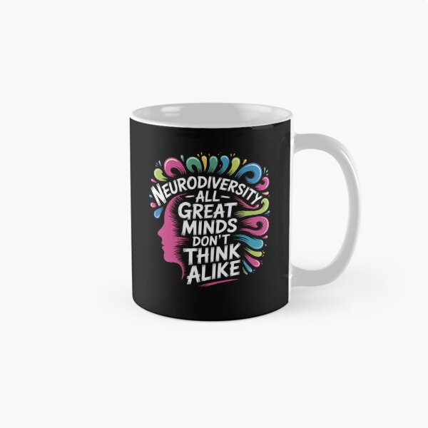 Item preview, Neurodiversity All Great Minds Dont Think Alike designed and sold by Mateusz Majcherek.