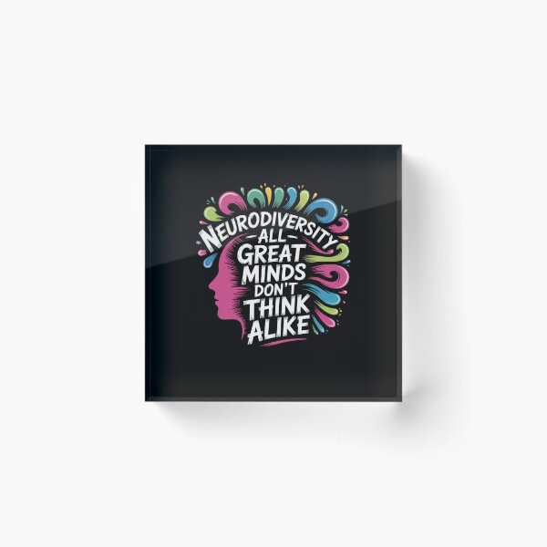 Item preview, Neurodiversity All Great Minds Dont Think Alike designed and sold by Mateusz Majcherek.