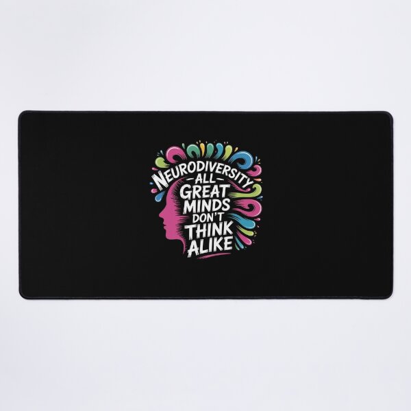Item preview, Neurodiversity All Great Minds Dont Think Alike designed and sold by Mateusz Majcherek.