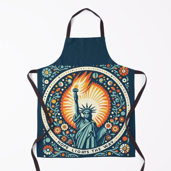 Item preview, Guiding Folk Art Torch - Hope Lights The Way - Scandinavian Folk Art by heidiannemorris © designed and sold by FOLK ART FUSION by heidiannemorris.