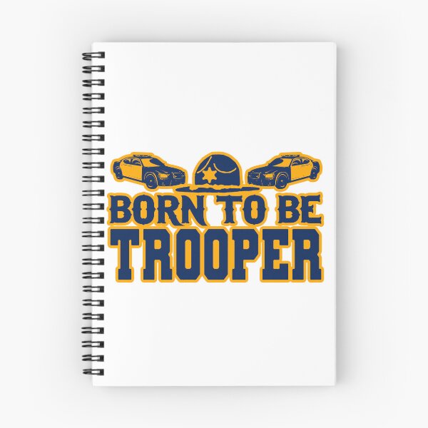 Item preview, Born To Be Trooper; Highway Patrol; USA; designed and sold by StickerApe.