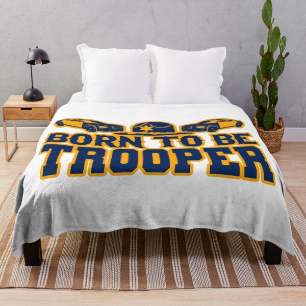 Item preview, Born To Be Trooper; Highway Patrol; USA; designed and sold by StickerApe.