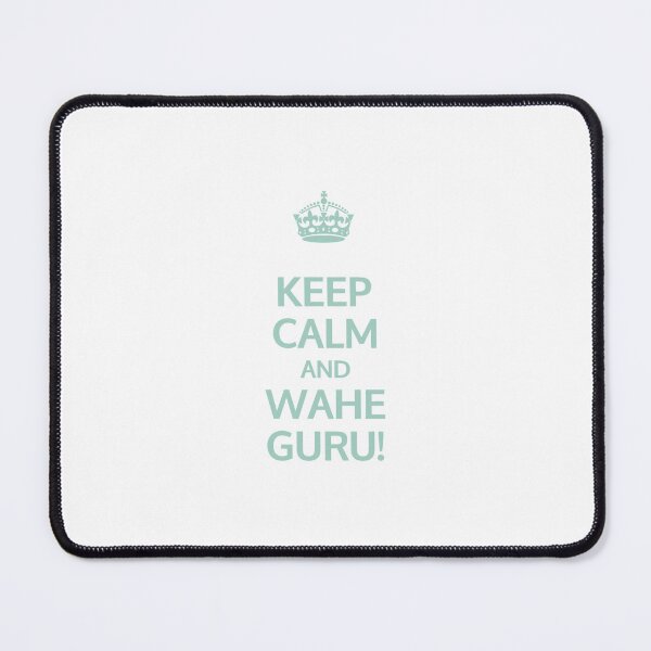 Item preview, Keep calm and Wahe Guru! (Mynth Geen) | Kundalini Yoga Mantra Design for Mindful Living designed and sold by Cooldalini - Kundalini Yogi Wear & Accessories.