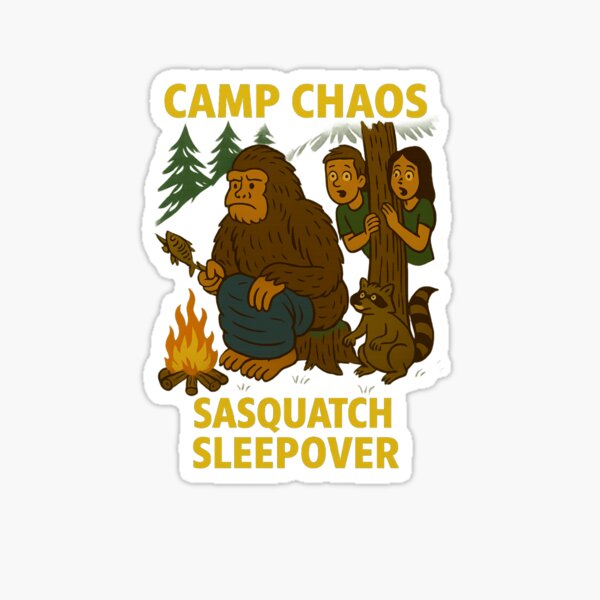 Item preview, Sasquatch Stakeout designed and sold by Camp Chaos by Wharf Wreckers.