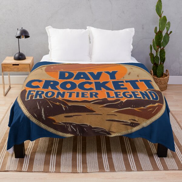 Item preview, Davy Crockett – Frontier Legend | Retro Western Sunset Patch designed and sold by jelonkaa.
