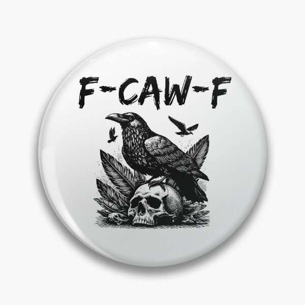 Item preview, F-Caw-F - Funny Crow Graphic designed and sold by VibeMix.