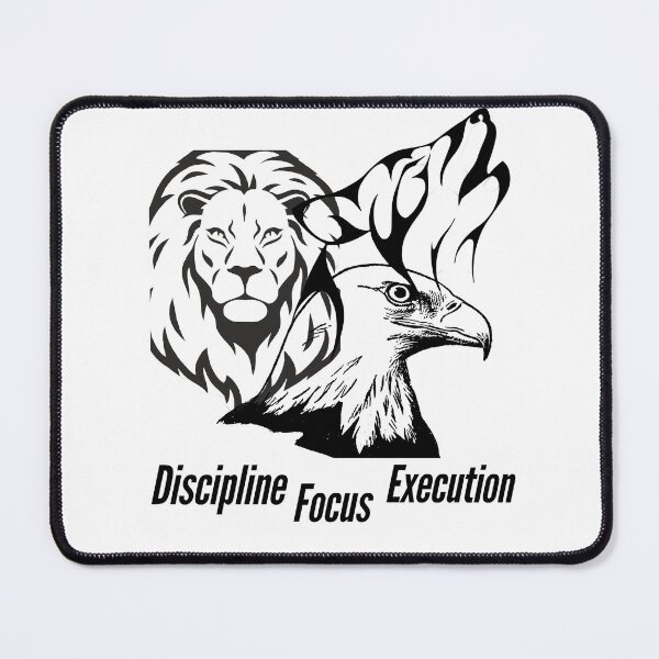 Item preview, Lion, Wolf and Eagle – Discipline, Focus and Execution designed and sold by Art by Safae.