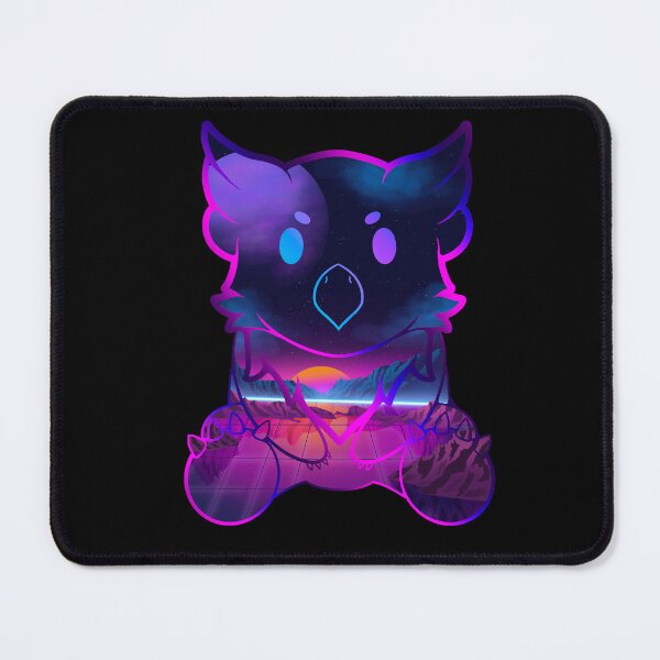 Item preview, Synthwave Owlbear designed and sold by ErazelArt.