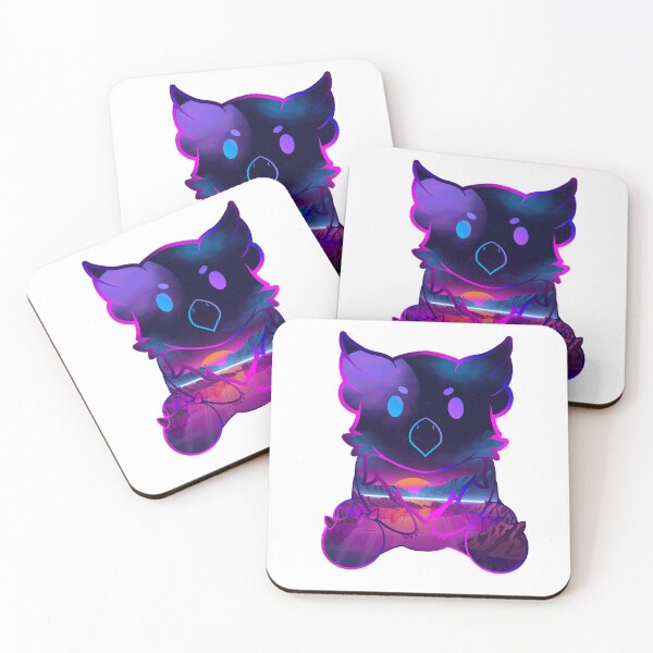 Item preview, Synthwave Owlbear designed and sold by ErazelArt.