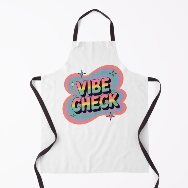 Item preview, Vibe Check – Retro Rainbow Gradient Text with Groovy Pastel Waves & Sparkle Accents designed and sold by GemBob Creations.