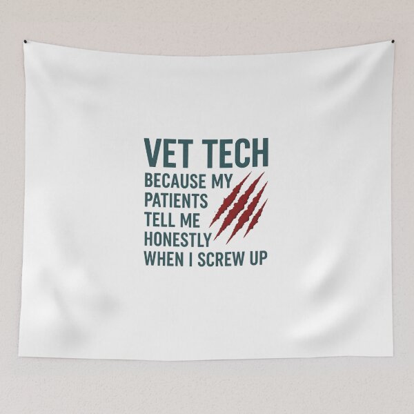Item preview, Vet Tech - My patients tell me honestly when I screw up  designed and sold by Farbenmieze.