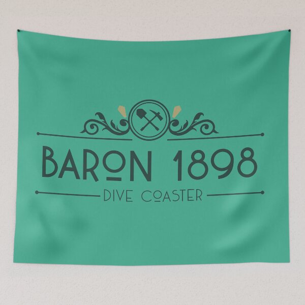 Item preview, Logo Baron 1898 roller coaster designed and sold by FoolishDreamers.