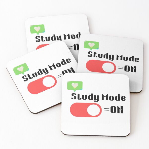 Item preview, Study Mode ON Motivational Student Sticker designed and sold by brandnew98.