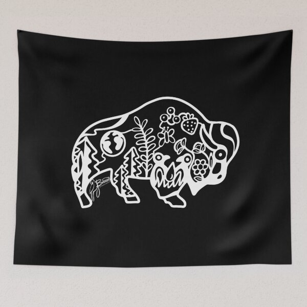 Item preview, Buffalo 7GT White Outline designed and sold by Miskobineshii.